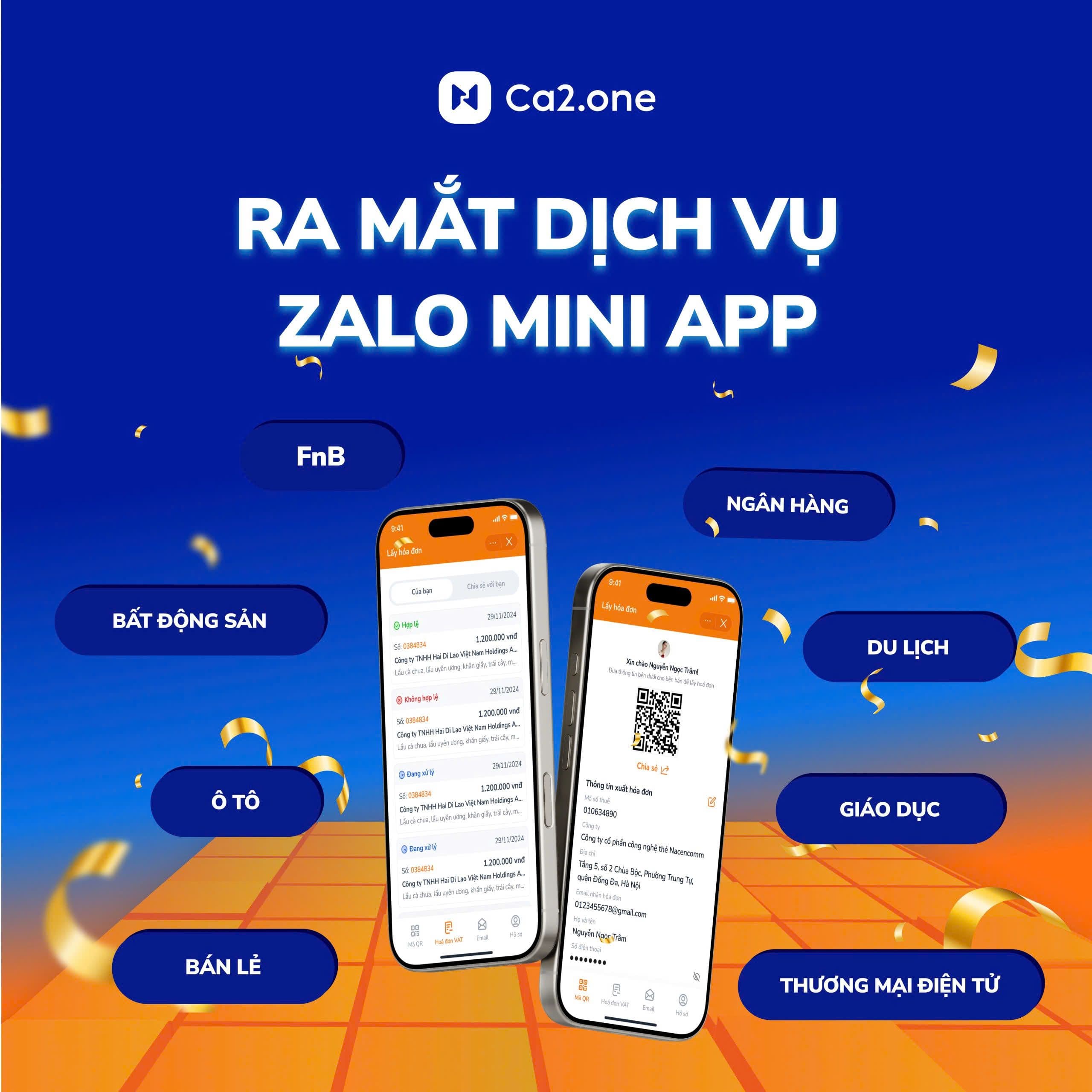 CA2.one RA MẮT DỊCH VỤ ZALO MINI APP – GIẢI PHÁP TOÀN DIỆN CHO DOANH NGHIỆP TRONG KỶ NGUYÊN SỐ